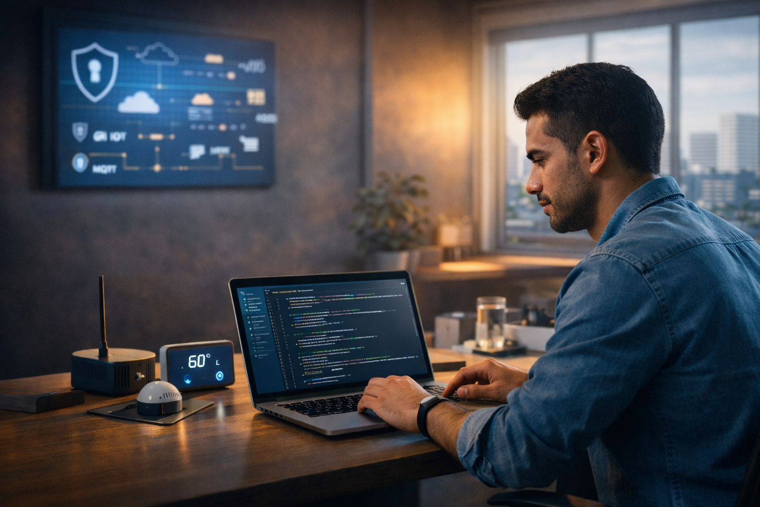 Illustration du poste Ingenieur IoT et Mobile chez Aventron Technologies
